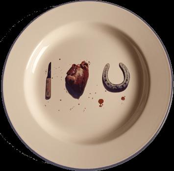 Seletti Toiletpaper Plate I love you