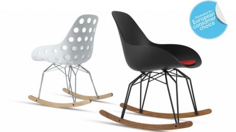 Kubikoff Diamond Rocking Armchair