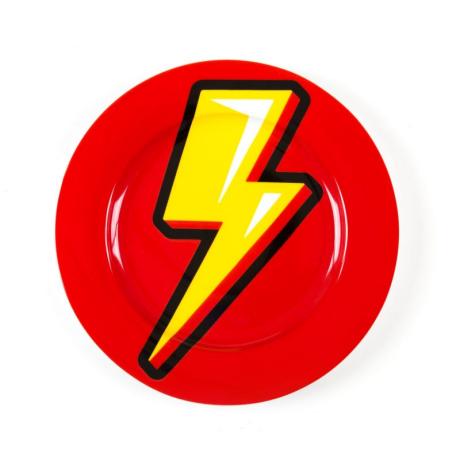 Seletti Porcelain Plate Flash