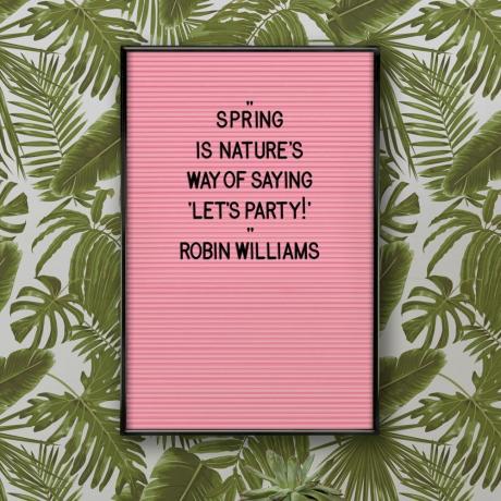 Letterboard Pink