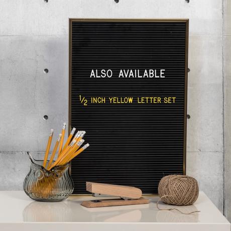 Letterboard Yellow Letter Set