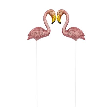 Sunnylife Ornaments Metallic Rose Gold Flamingo