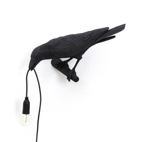 Seletti Bird Lamp Black Looking