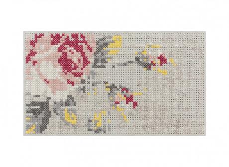 Gan Rugs Canevas Flowers Natural 80x145