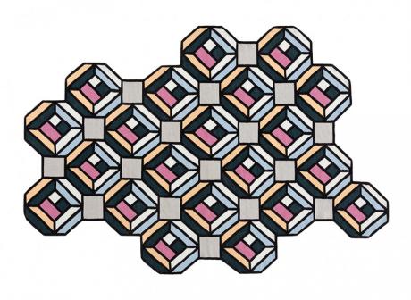 Gan Rugs Parquet Tetragon 213x312