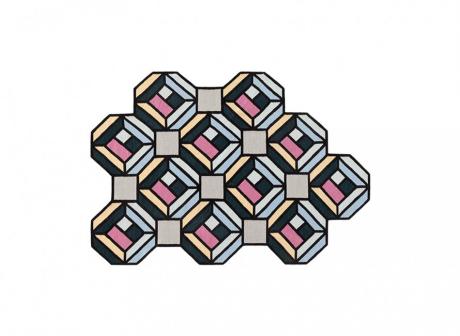 Gan Rugs Parquet Tetragon 147x213