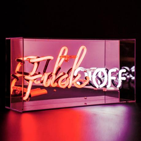 Plexi Box Neon Fuck Off