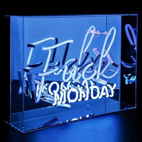 Plexi Box Neon Fuck Monday