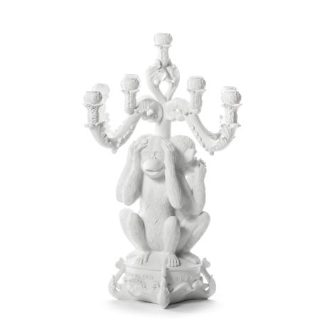 Seletti Giant Burlesque  3 Monkeys White
