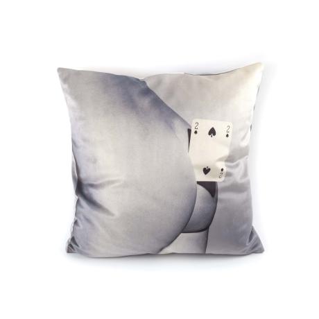 Seletti Cushion  Two of spades