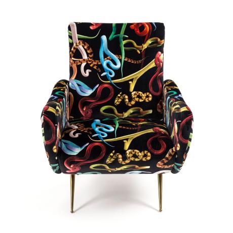 Seletti Toiletpaper Armchair Snakes