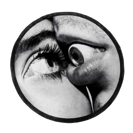 Seletti Round Rug Eye & Mouth