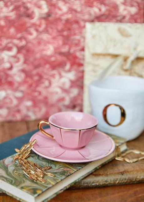 Vintage Pastel Espresso Cup